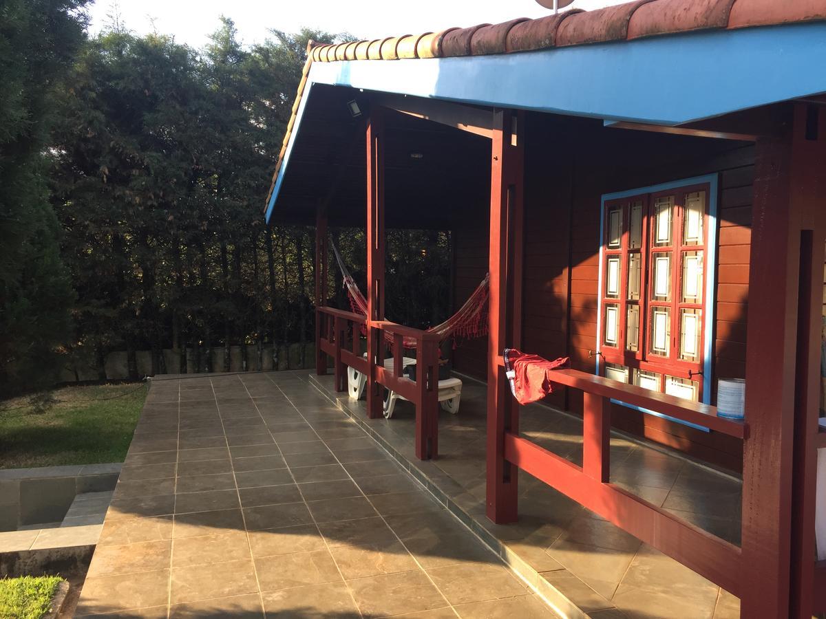 Linda Chacara Com Piscina Villa Atibaia Bagian luar foto