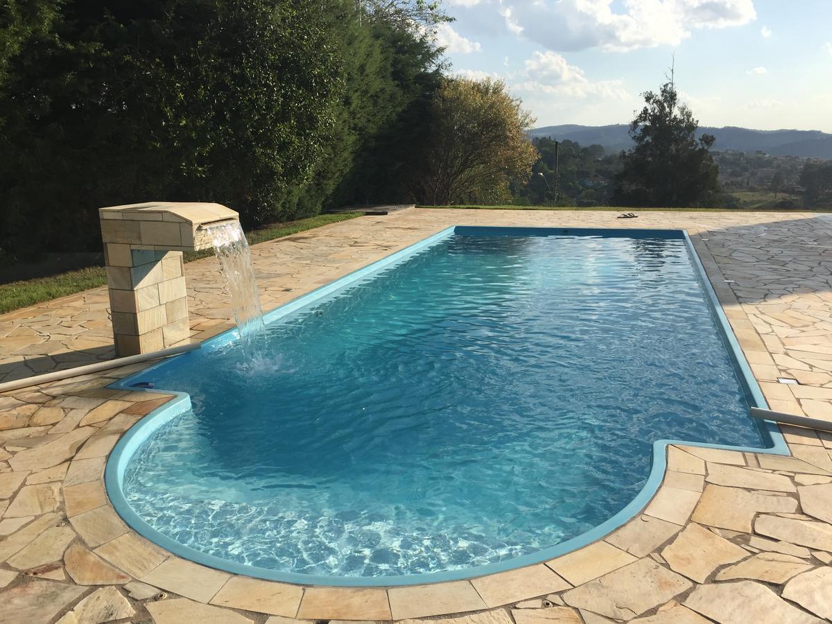 Linda Chacara Com Piscina Villa Atibaia Bagian luar foto