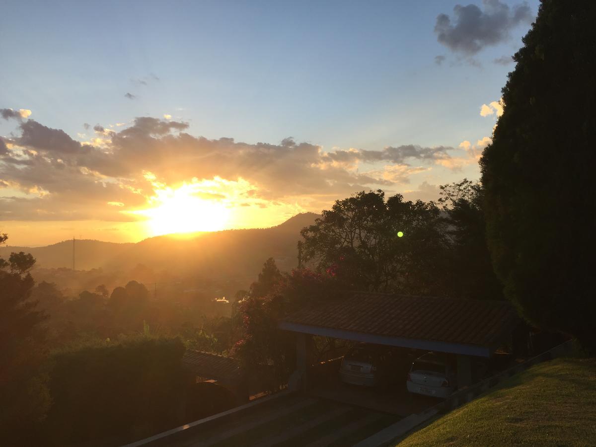 Linda Chacara Com Piscina Villa Atibaia Bagian luar foto