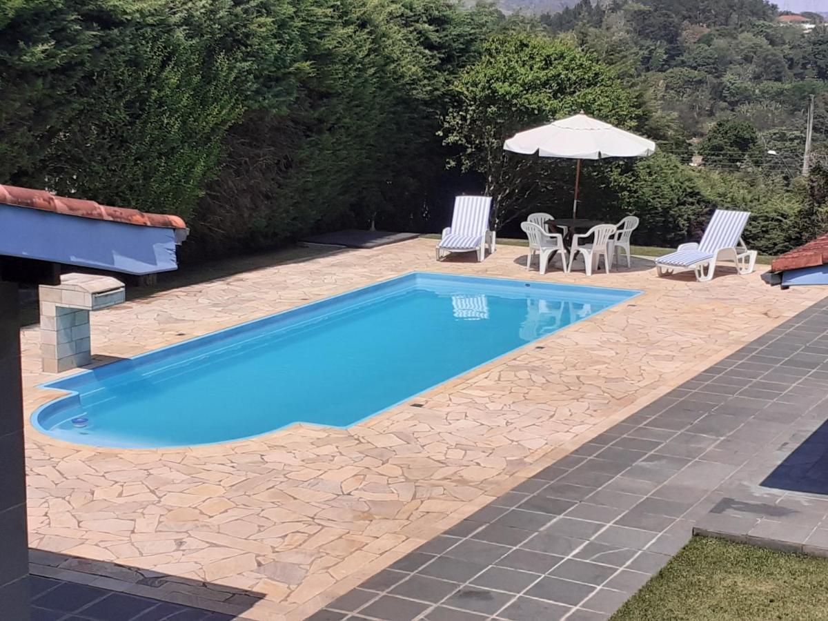 Linda Chacara Com Piscina Villa Atibaia Bagian luar foto
